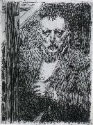 Anders Zorn Self Portrait. USA oil painting artist